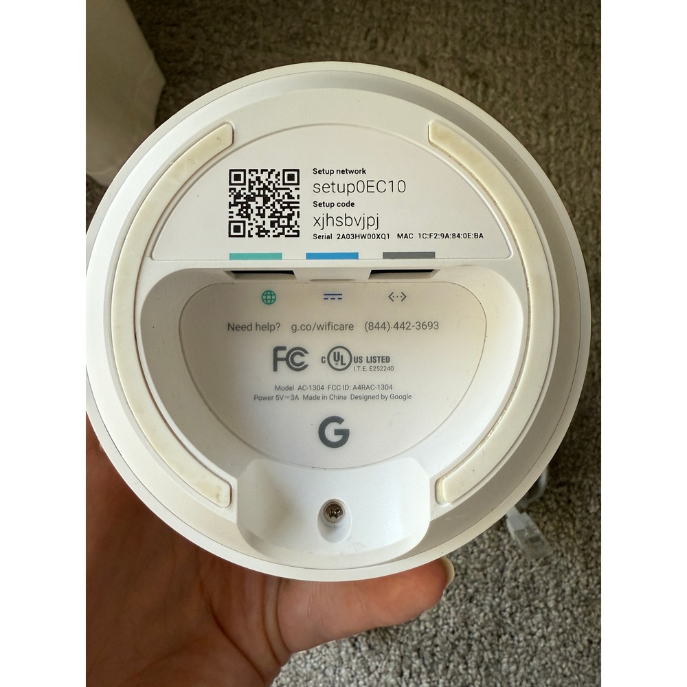 Google WiFi System Router AC1200 Dual-Band Mesh Wireless Network Complete - Picture 4 of 6